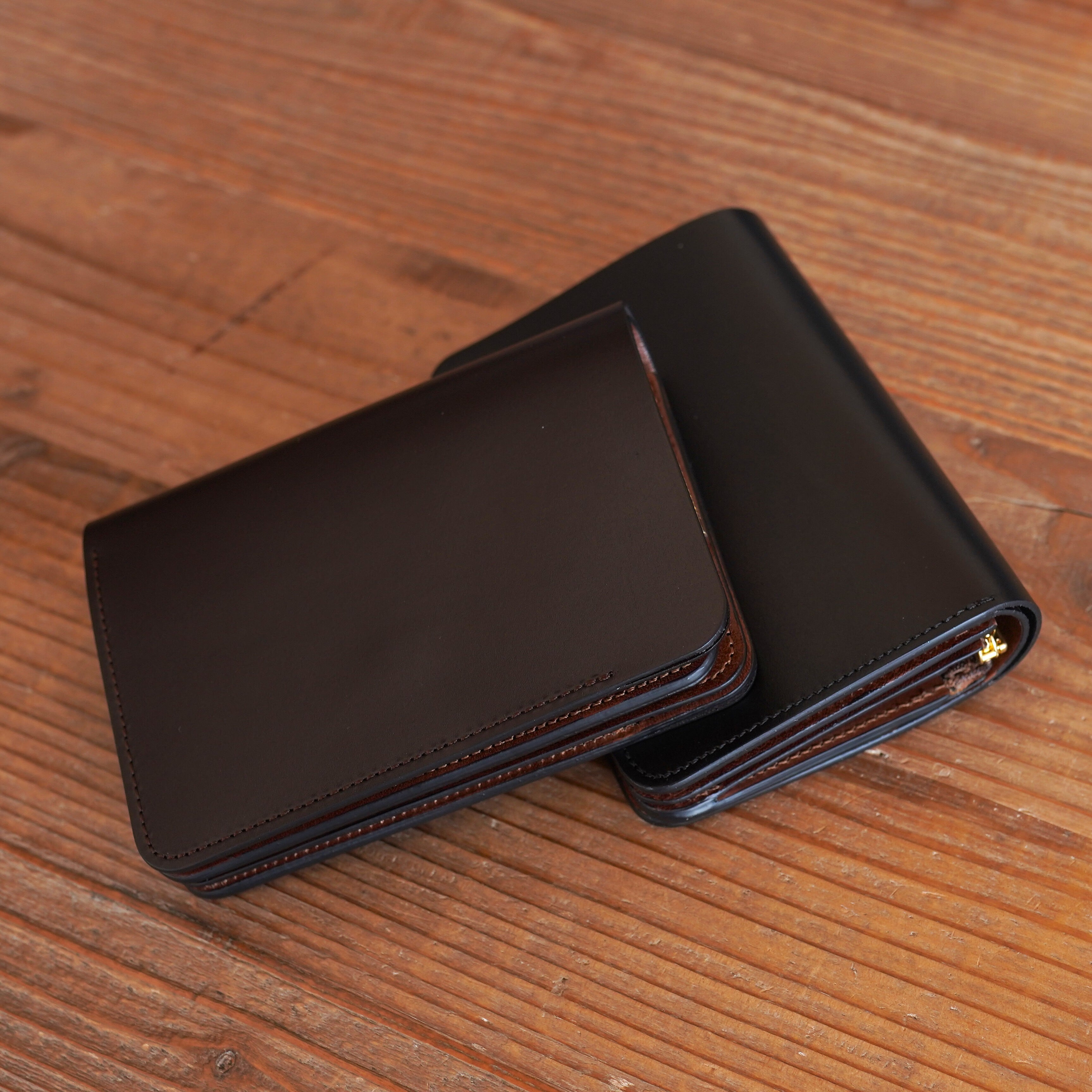 forme / Short wallet -ILCEA Box calf- "2colors"