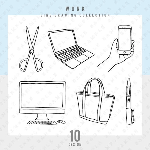 【シンプル】WORK 10点セット