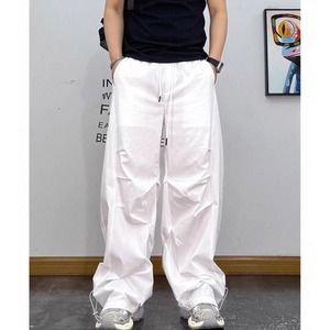 Drawstring hem baggy cargo pants 1495
