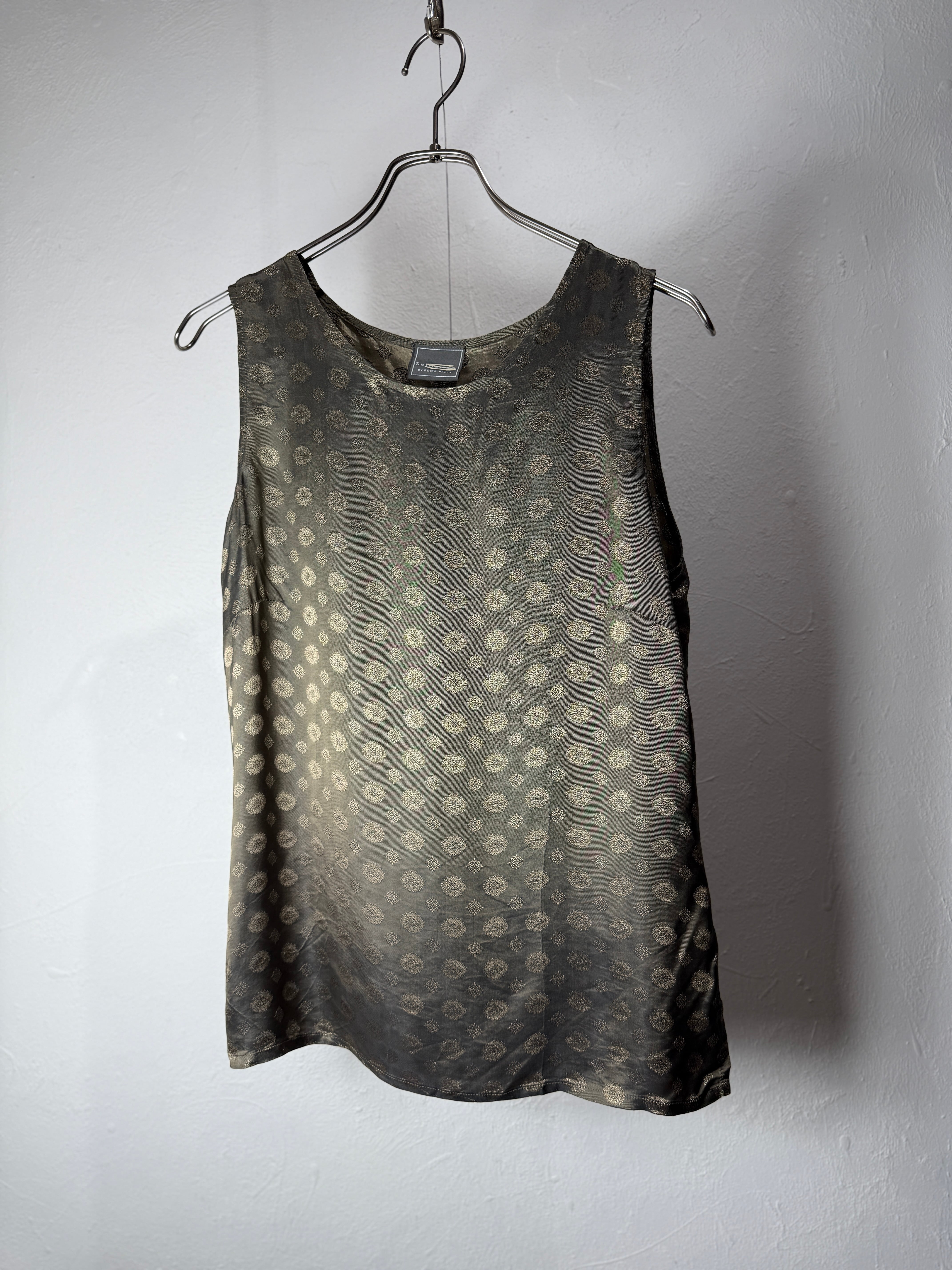 90’s EUR Oriental Jacquard Tank Top