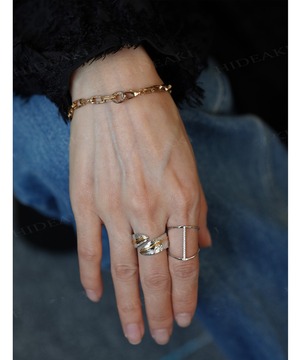 ジルコン◆チェーンブレスレット【e-70074】