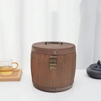 小物入れ　酒樽　パイレーツ　留め具　持ち手　蓋付き　木製　収納　ウッデン　ホームデコ　リビング　卓上　玄関　ギフト