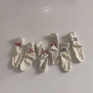 【予約】future socks 3set / minirobe