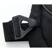 トラスコ中山(TRUSCO) 膝パッド バックルタイプ 黒 両足2個セット KPBT-BK