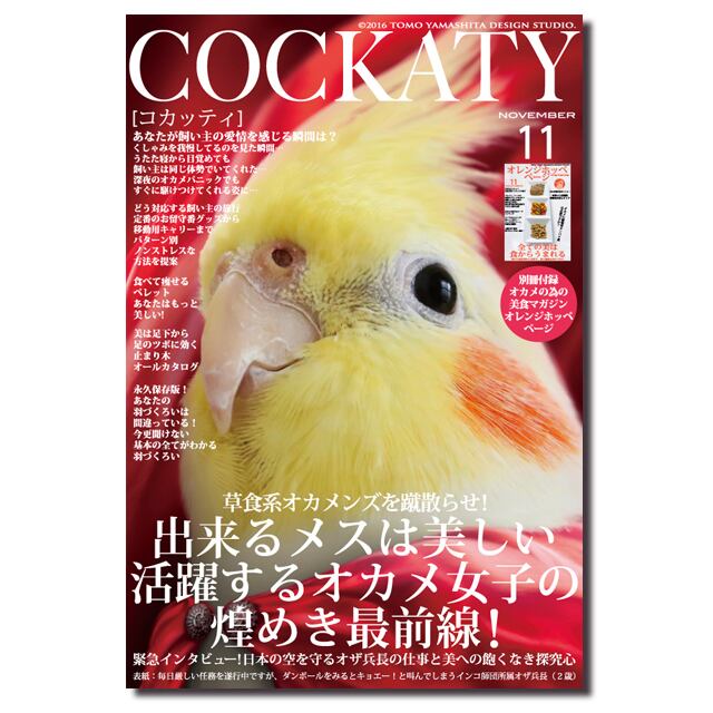 オカメインコ雑誌シリーズズVol.3 ポストカード3枚セット