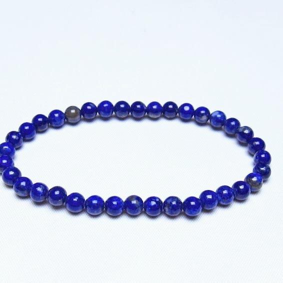 ラピスラズリ ブレスレット 5mm 一点物 メール便可 [M便 1/10] 111-48411