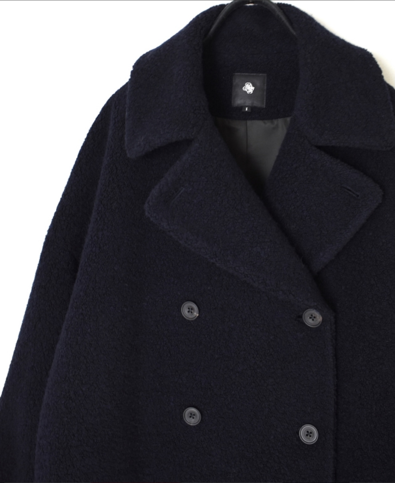maison de soil(メゾンドソイル) ボアウール 軽量コート RECYCLE BOA WOOL DOUBLE OVER COAT