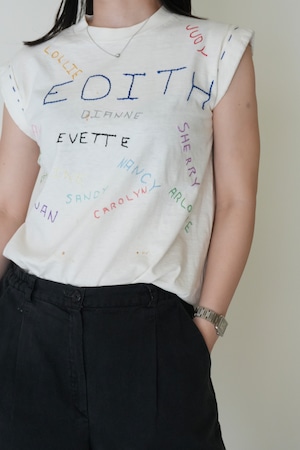 50~70s embroidery tee