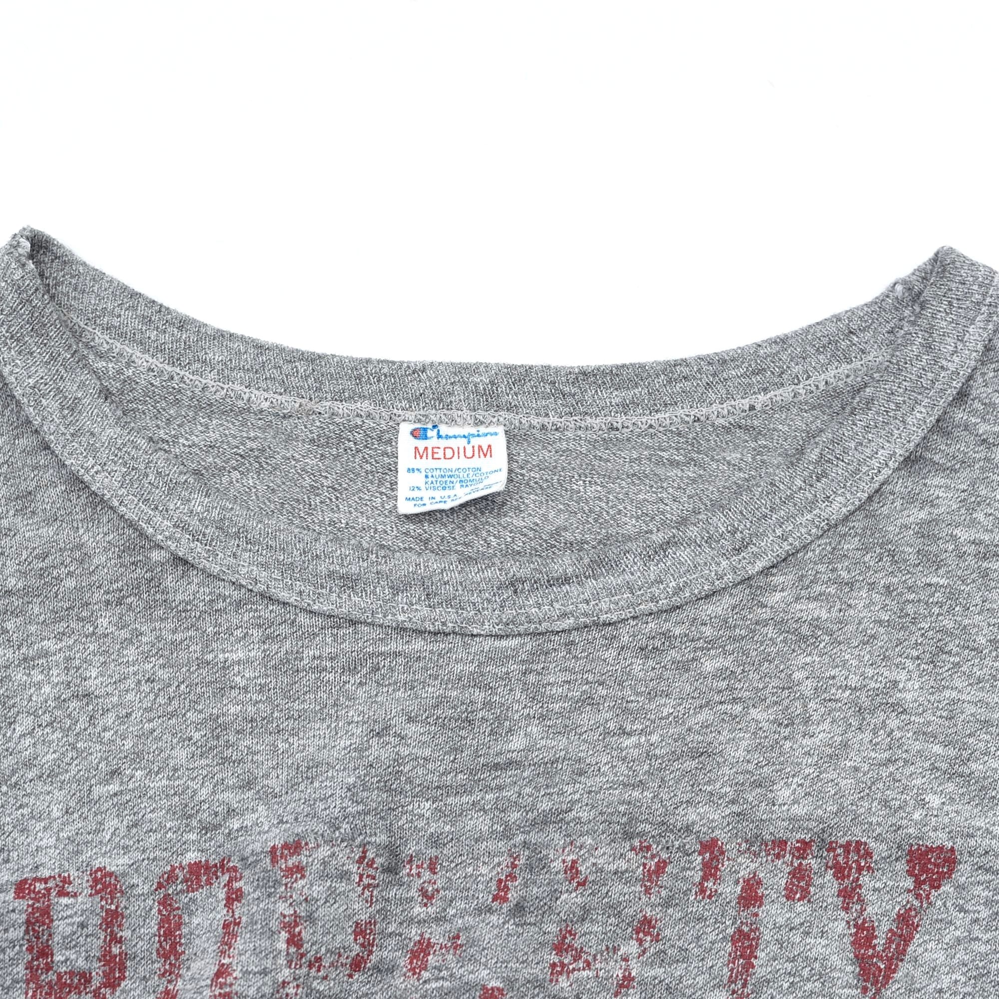 80's Champion 8812 college print T shirt | 古着屋 grin days memory