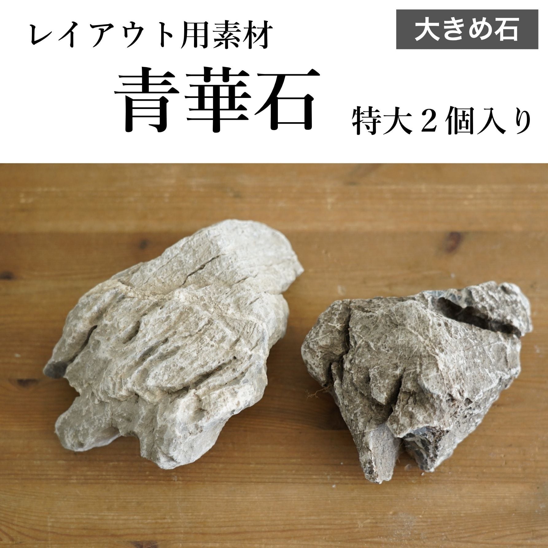 青華石<特大>2個入り【テラリウムレイアウト用】