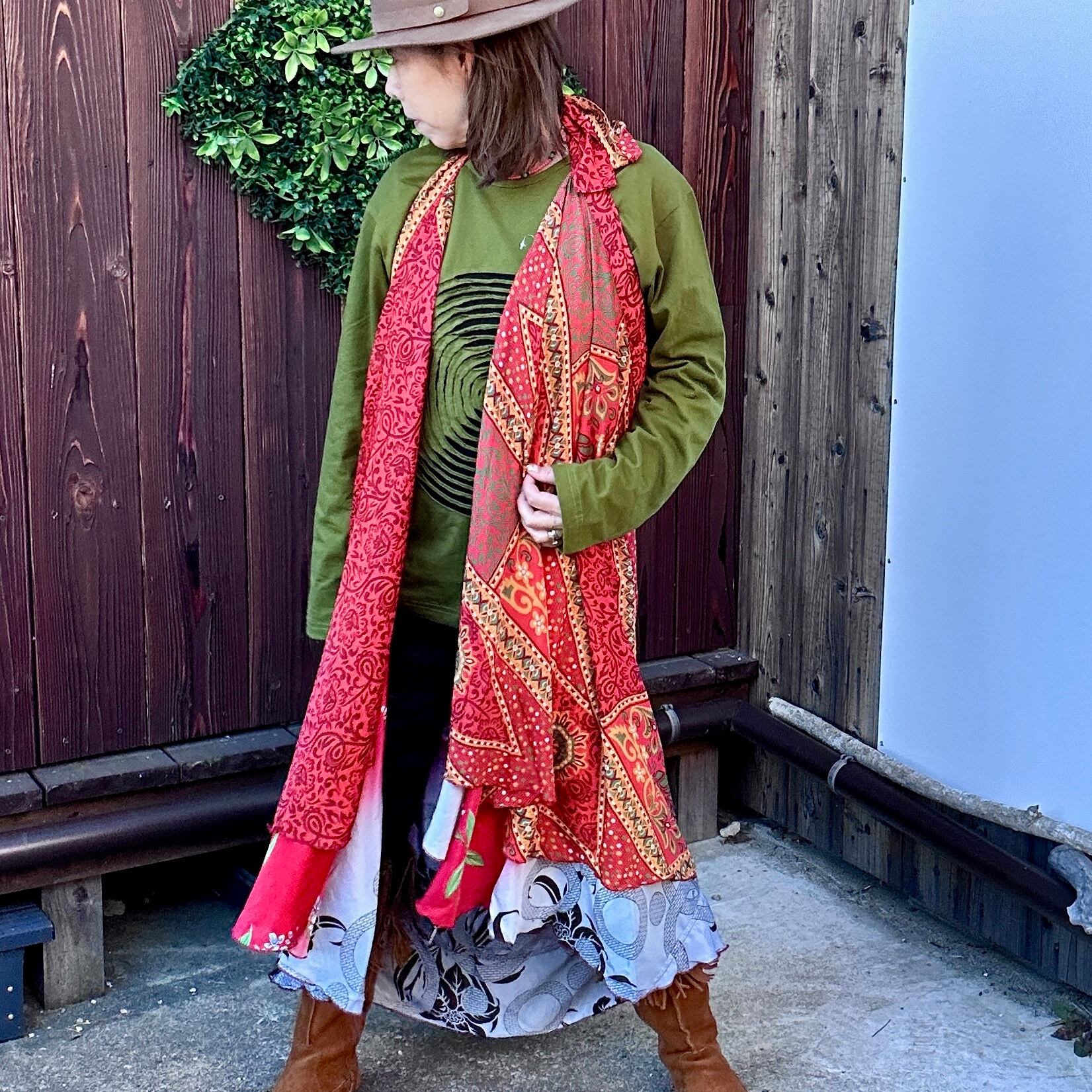 シルク巻きスカート1611 | アジアン雑貨ルチュ