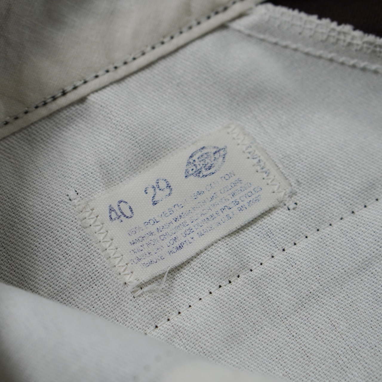 80s Dickies 874 work pants "made in USA" brown W39L29相当 古着 - 12