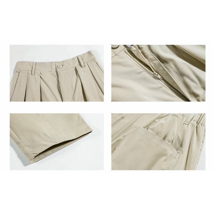 ★PLAIN RETRO CASUAL WIDE LEG PANTS　　　A0726