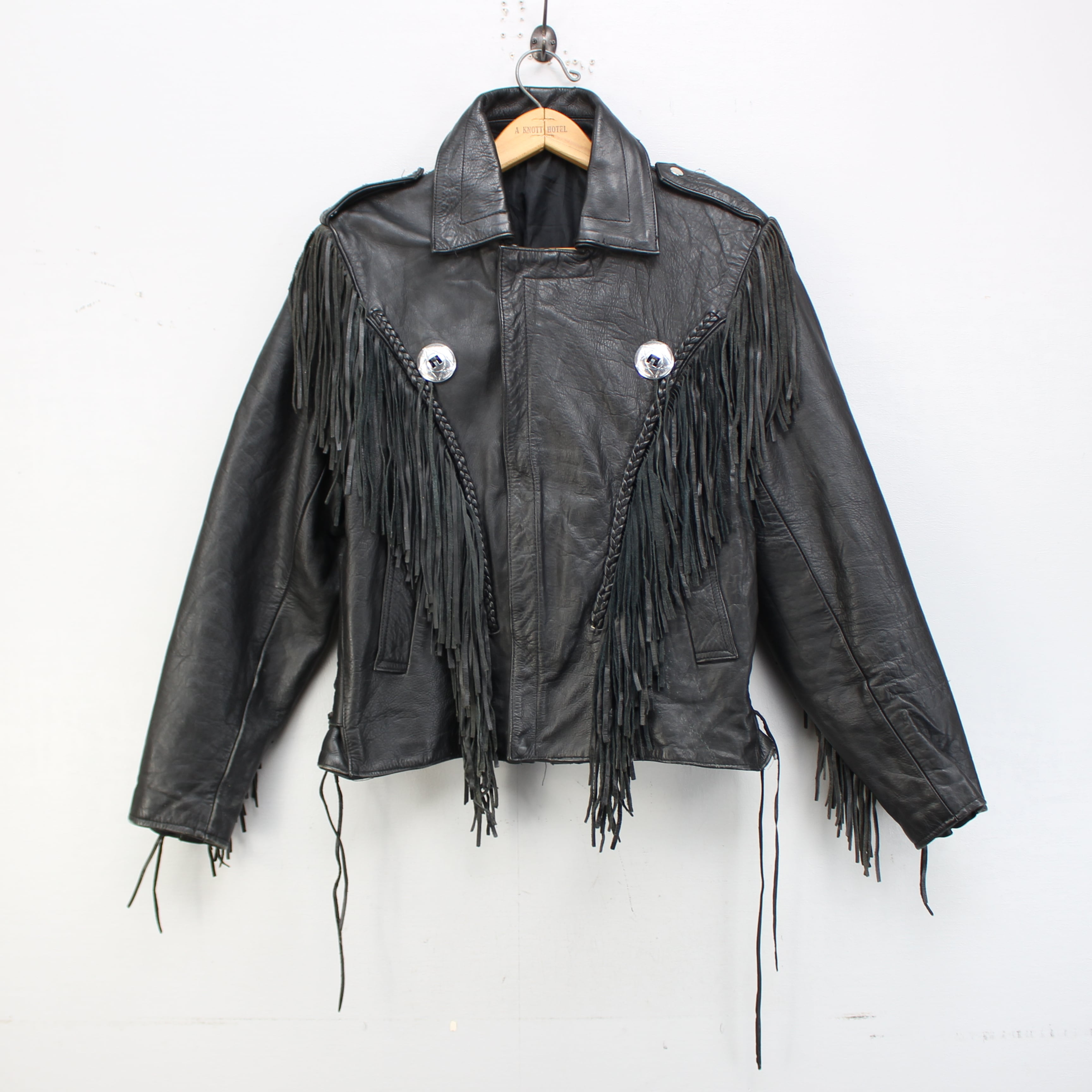 SPECIAL ITEM* USA VINTAGE FRINGE CONCHO DESIGN LEATHER SPECIAL ITEM* USA VINTAGE FRINGE CONCHO DESIGN LEATHER