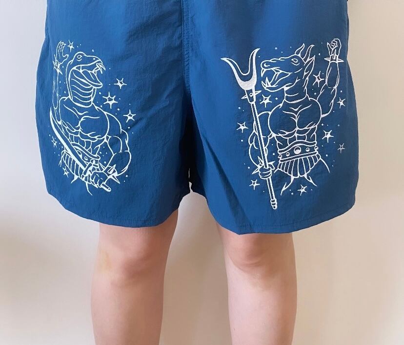 スポーツ・フィットネス U.W.F. BEST BOUT 1989 BEAST WARRIOR SHORTS | fiction01