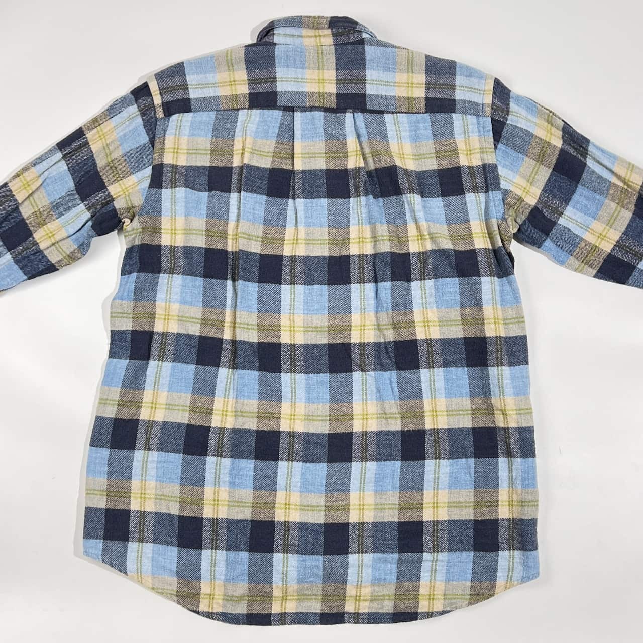 45R フォーティファイブアールピーエム チェック BD ボタンダウン 長袖 ネルシャツ 3/ブルー系 メンズ