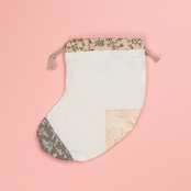 < saupoudrer > リネンのくつした巾着袋