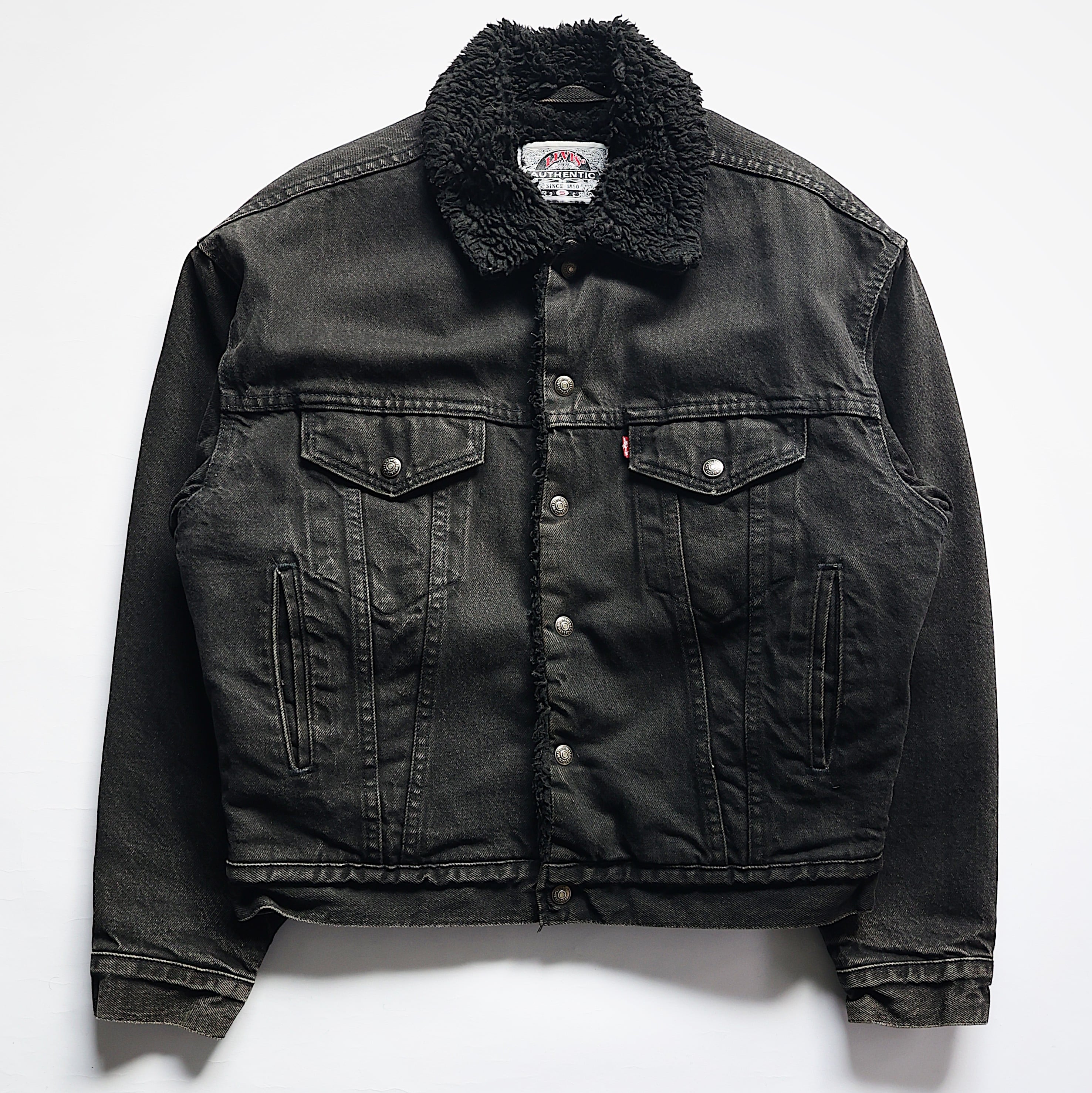 80-90S LEVI'S 70629 DENIM BOA JACKET