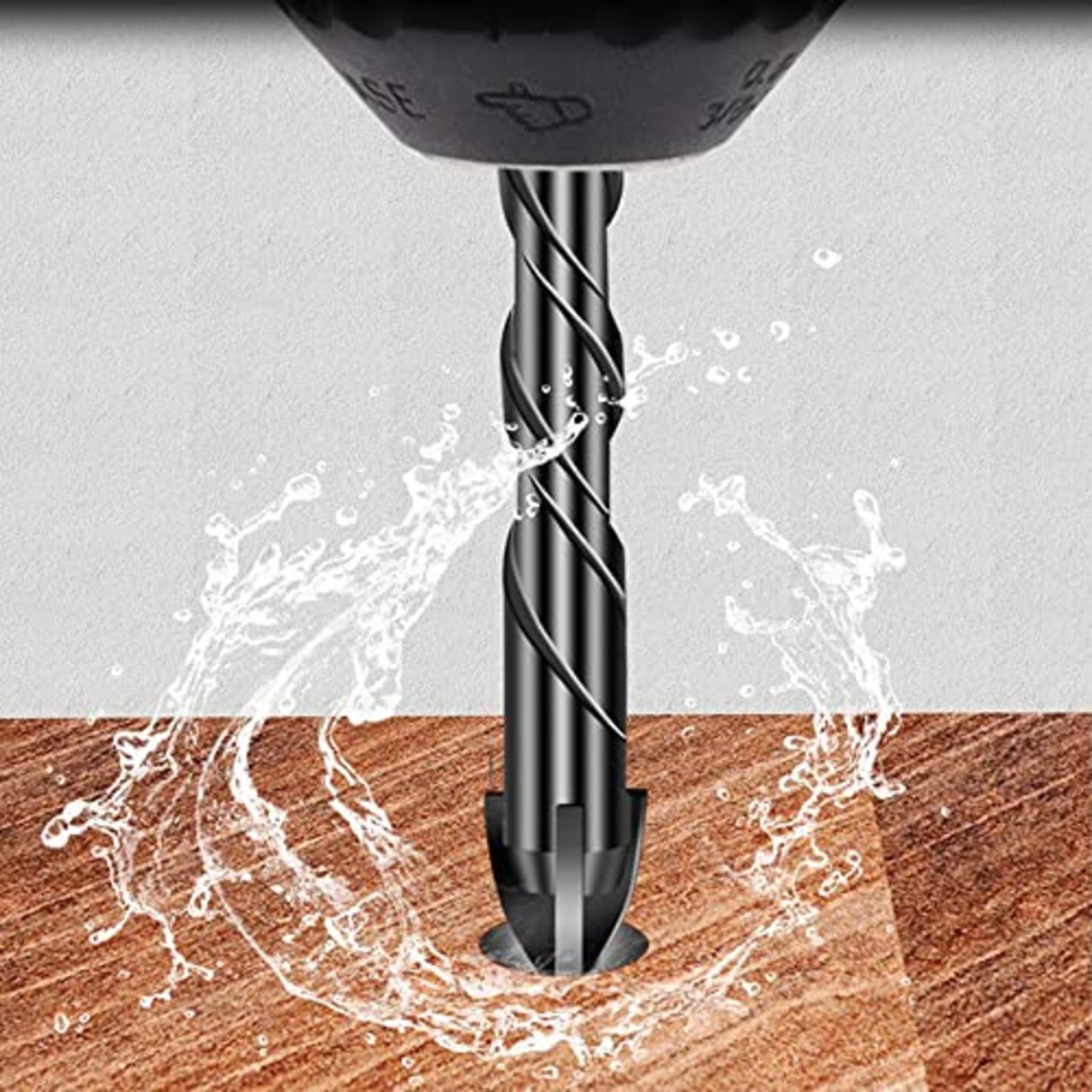 YFFSFDC コンクリート ドリル ビット 六角軸穴あけドリル ガラスドリルビット 7個入り 超硬刃ドリルビット ガラス 陶器 タイル 鋳物の穴あけ用 3mm 4mm 5mm 6mm 8mm 10mm 12mm ブラック