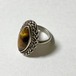 Vintage 925 Silver & Tiger Eye Ring Made In Mexico