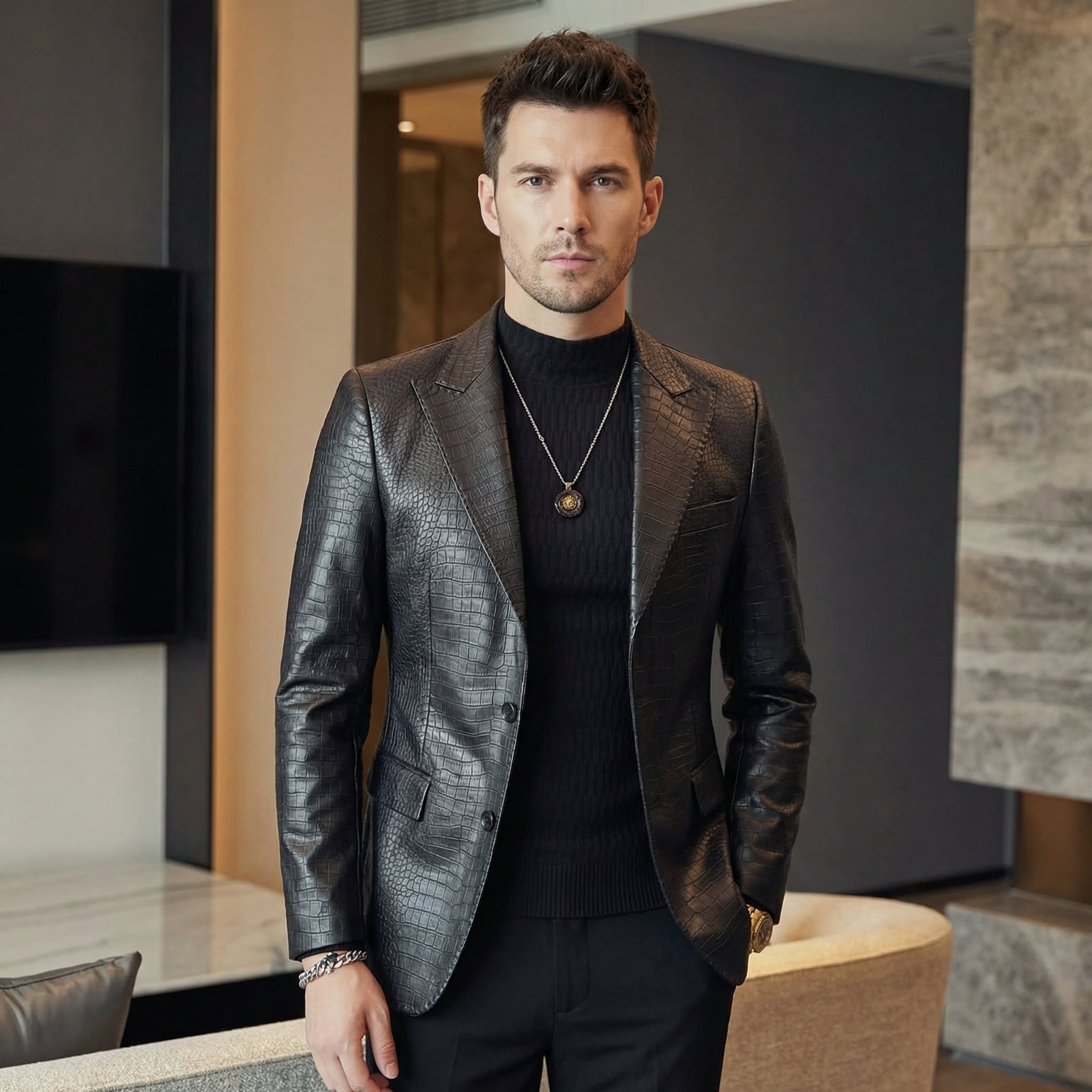 ラグジュアリーエレガントブレザー M0877