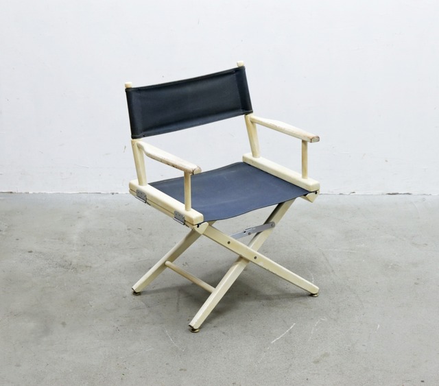 ヴィンテージ ディレクターチェア 折り畳み ラウンジチェア 椅子 ガーデン アウトドア レトロ 1 PGT29182