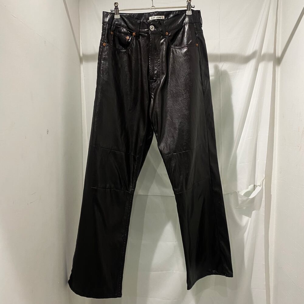 OUR LEGACY アワーレガシー Extended Third Cut Fake Leather レザー 