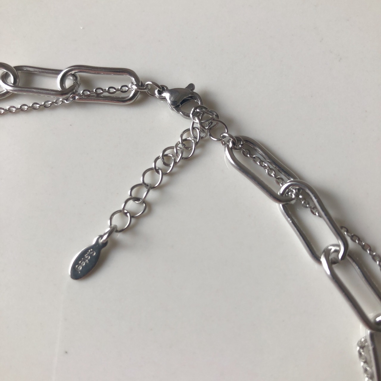 南京錠　 2連ネックレス ［SSN023］