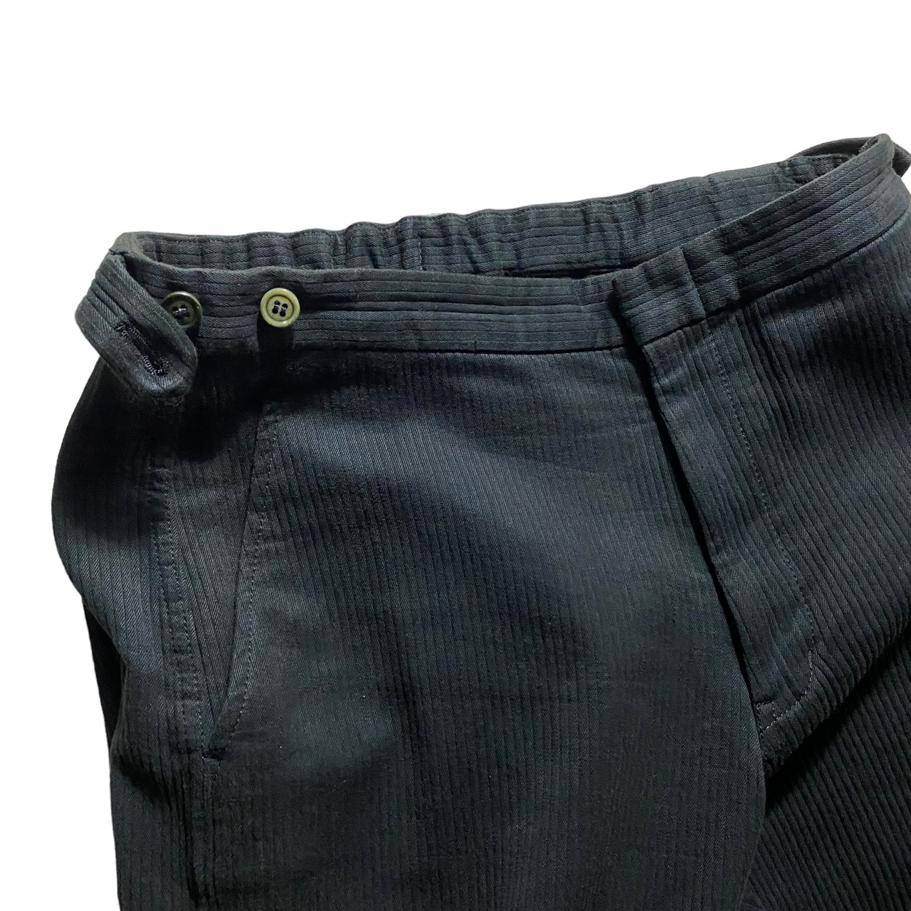 AD2000 COMME des GARCONS HONME PLUS black pique pants