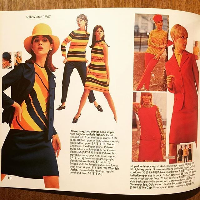 ファッションの本「Fashionable Clothing from the Sears Catalogs: Late 1960s」 - 画像3