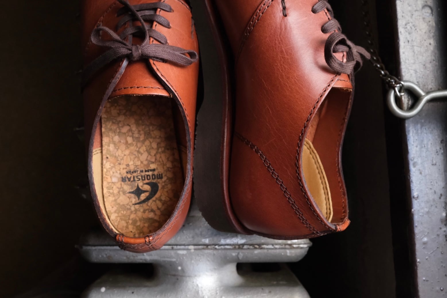 SALE / MOONSTAR (ムーンスター)   SYNERGY CRAFTS (シナジークラフト)  TANG DARKBROWN 茶26cm / 姫路レザー 廃番品