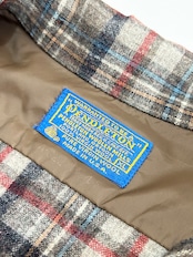70s PENDLETON WOOL SHIRT MADE IN USA Size XL