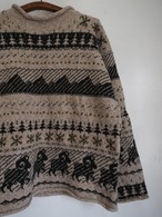 1990’s~ USA WOOLRICH Wool Knit Sweater／M