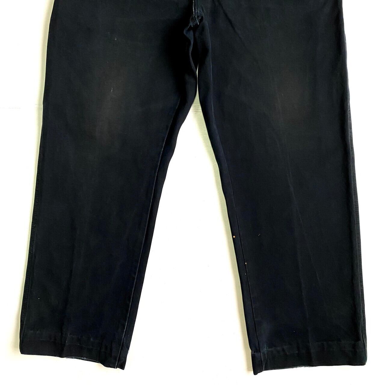 Dickies 90s ペインターパンツ W38 ブラック ワークパンツ 90年代 Dickies ディッキーズ ダック地 ペインター ワークパンツ