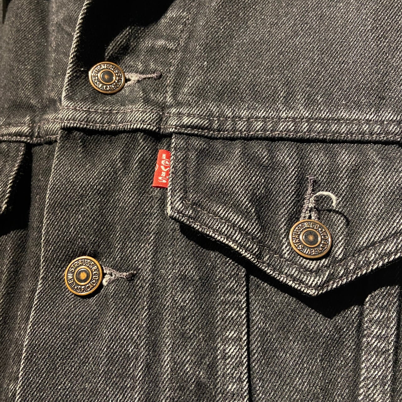 年代 スペイン製 Levi's ユーロリーバイス  ブラックデニム