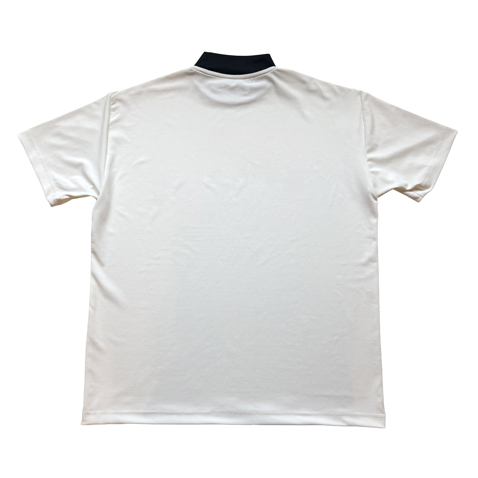 LOGO PRINT MOCK NECK SHIRT -WHITE / BLACK - | 8G SHOOT WEBSTORE
