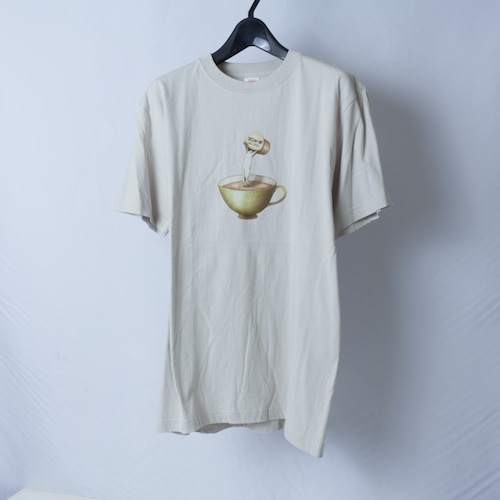 猫Tシャツ - スニャータ-【size:L】アイスブルー t14 猫Tシャツ - スニャータ-【size:L】アイスブルー t14