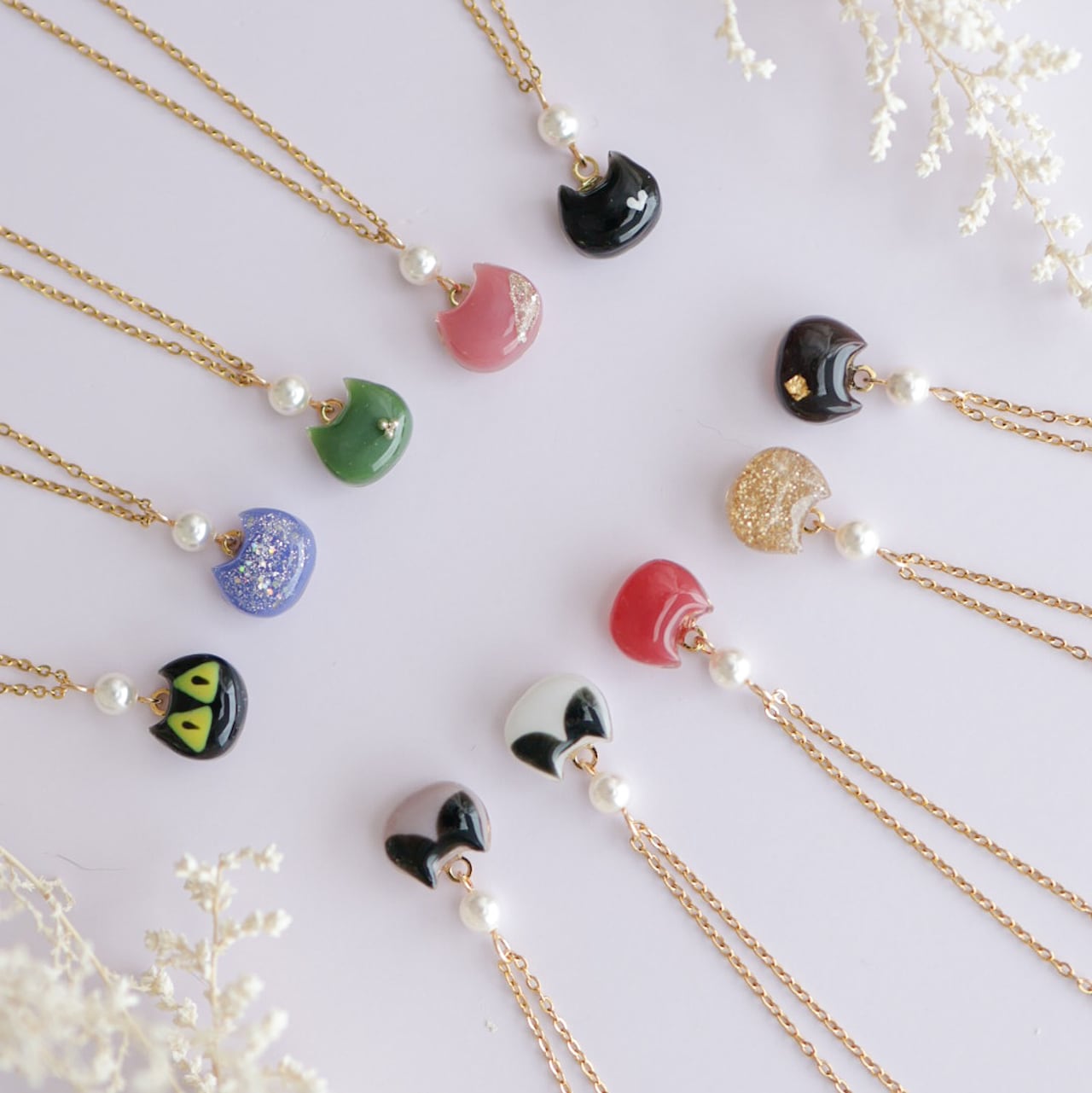 チョコ猫ネックレス