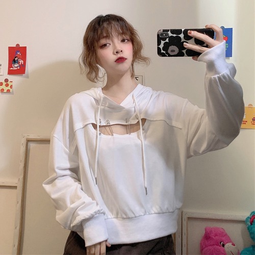 ✞ セーター 大人女子☆フードショートプルオーバー トップス ロング ✞ゴスロリ SM ミリ 甘ロリ クラロリ 和ロリ エレガント 黒ロリ 姫ロリ 華ロリ BB-BB76929803027