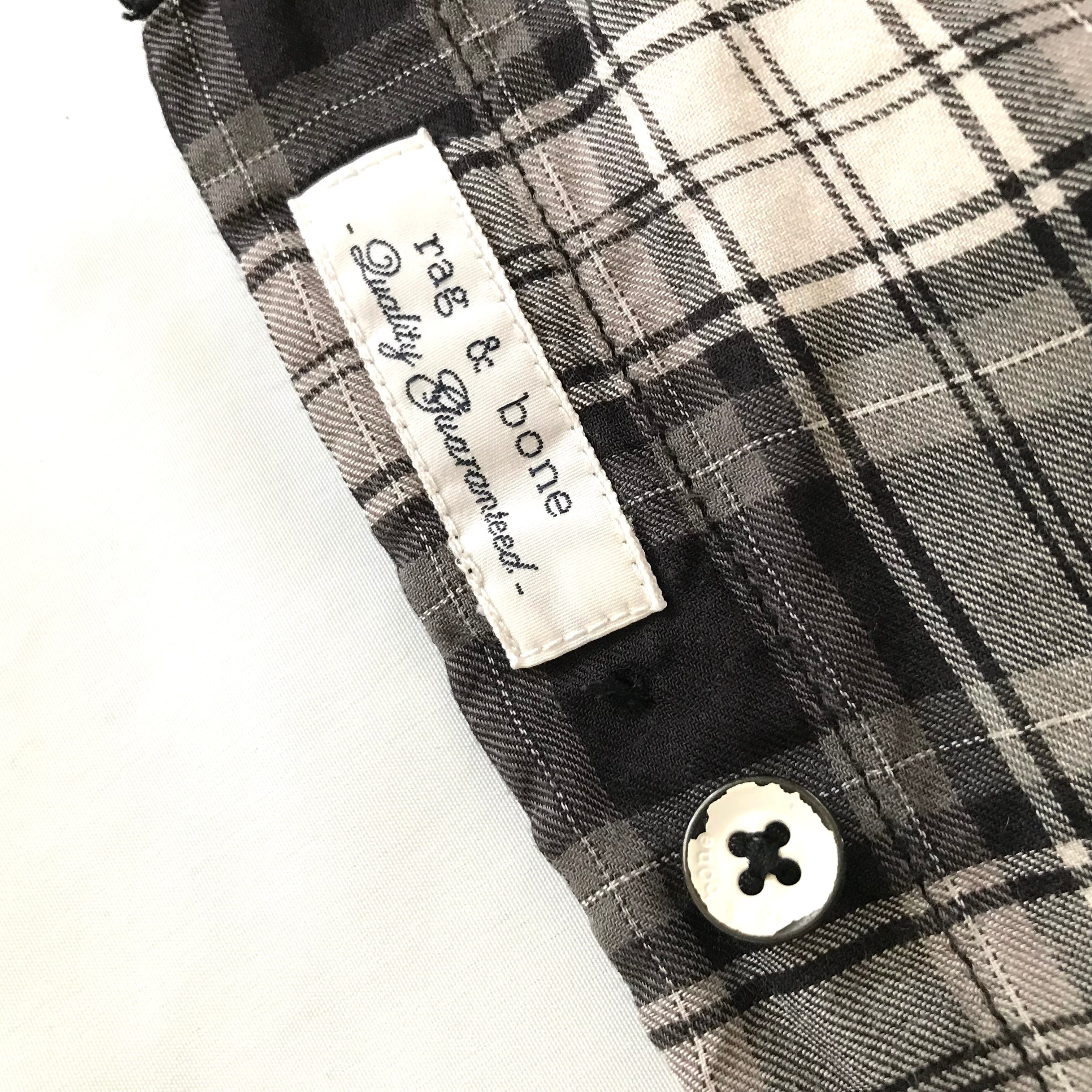 rag&bone ラグ アンド ボーン チェック柄シャツ Sサイズ | 古着屋 RAF 