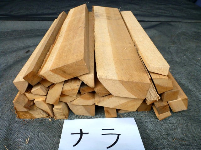 薪 楢材 最高級薪、全て楢（ナラ）材！軽トラック山盛り400kg 17