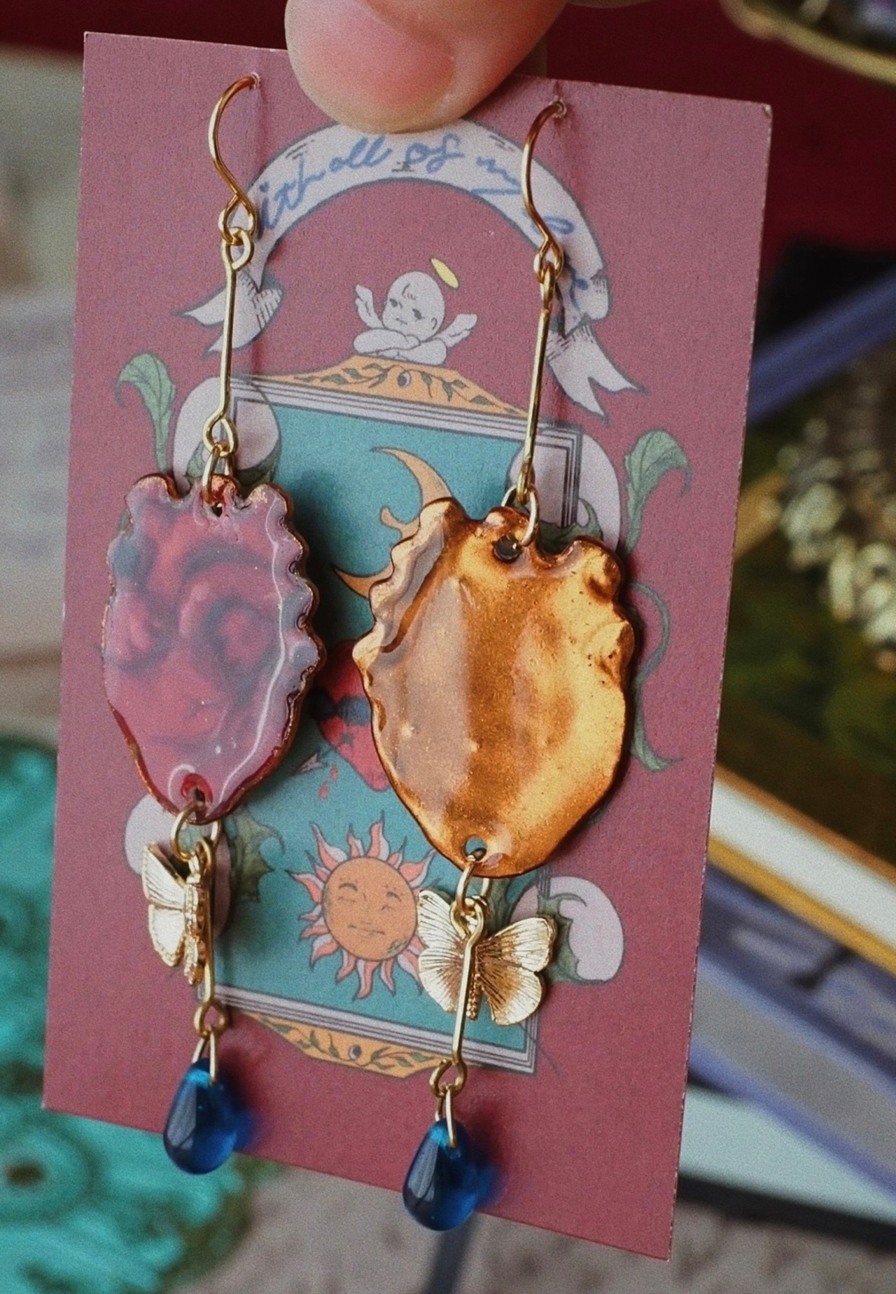 Earring  The soul is in the tears of the heart