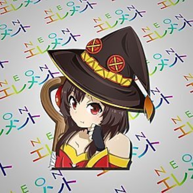 NEON ELEMENTS　Megumin Die-Cut