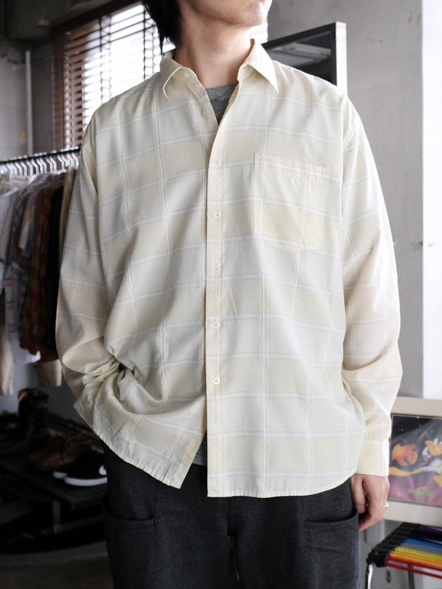 Used check shirt