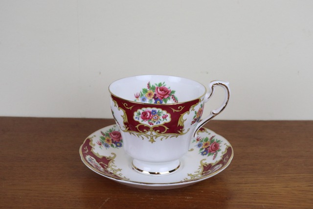 パラゴン　カップ＆ソーサ　デュオ　バラ　PARAGON　ヴィンテージ　イギリス　L43