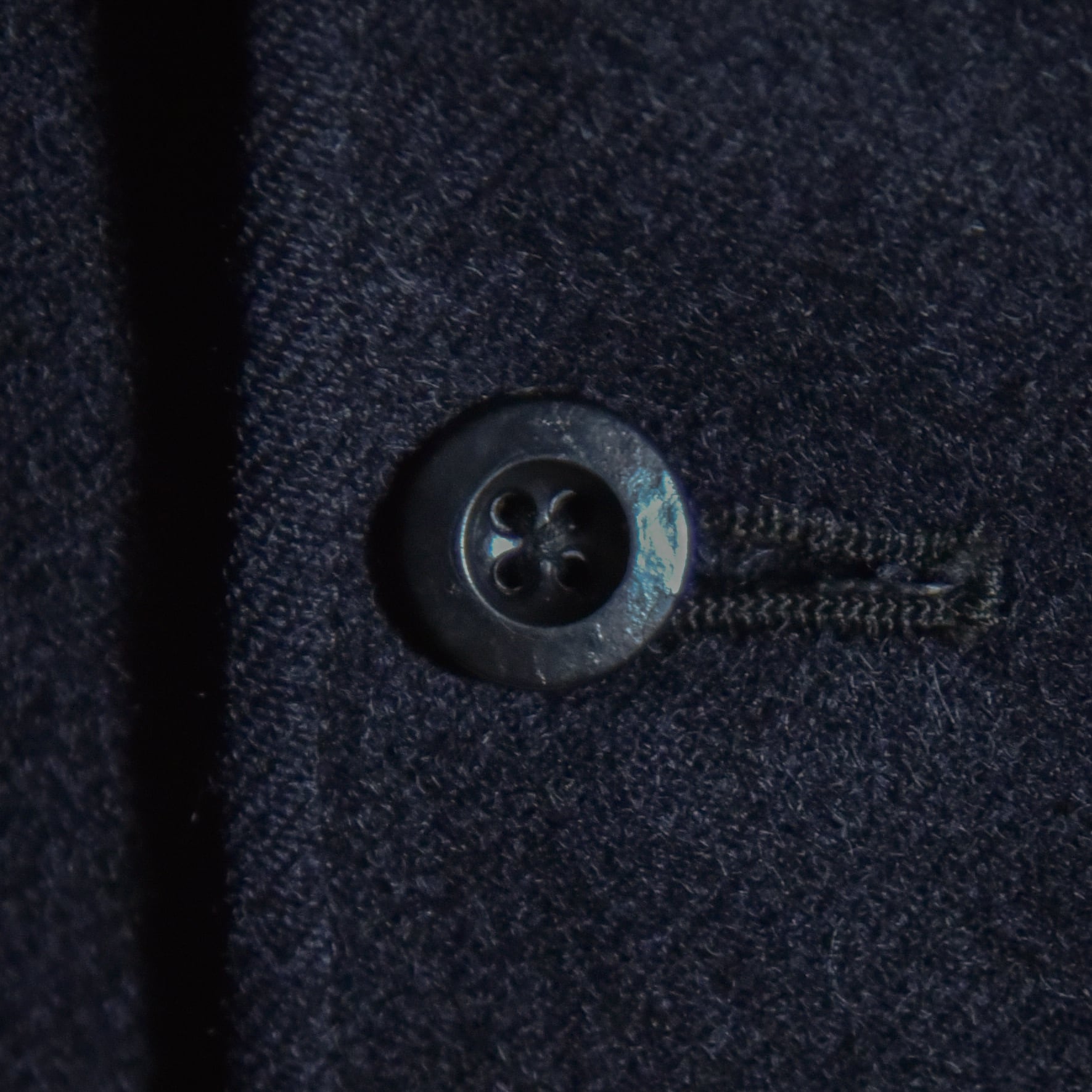 50s British Royal Navy Blue Serge Jackets with Horn Buttons ブルー