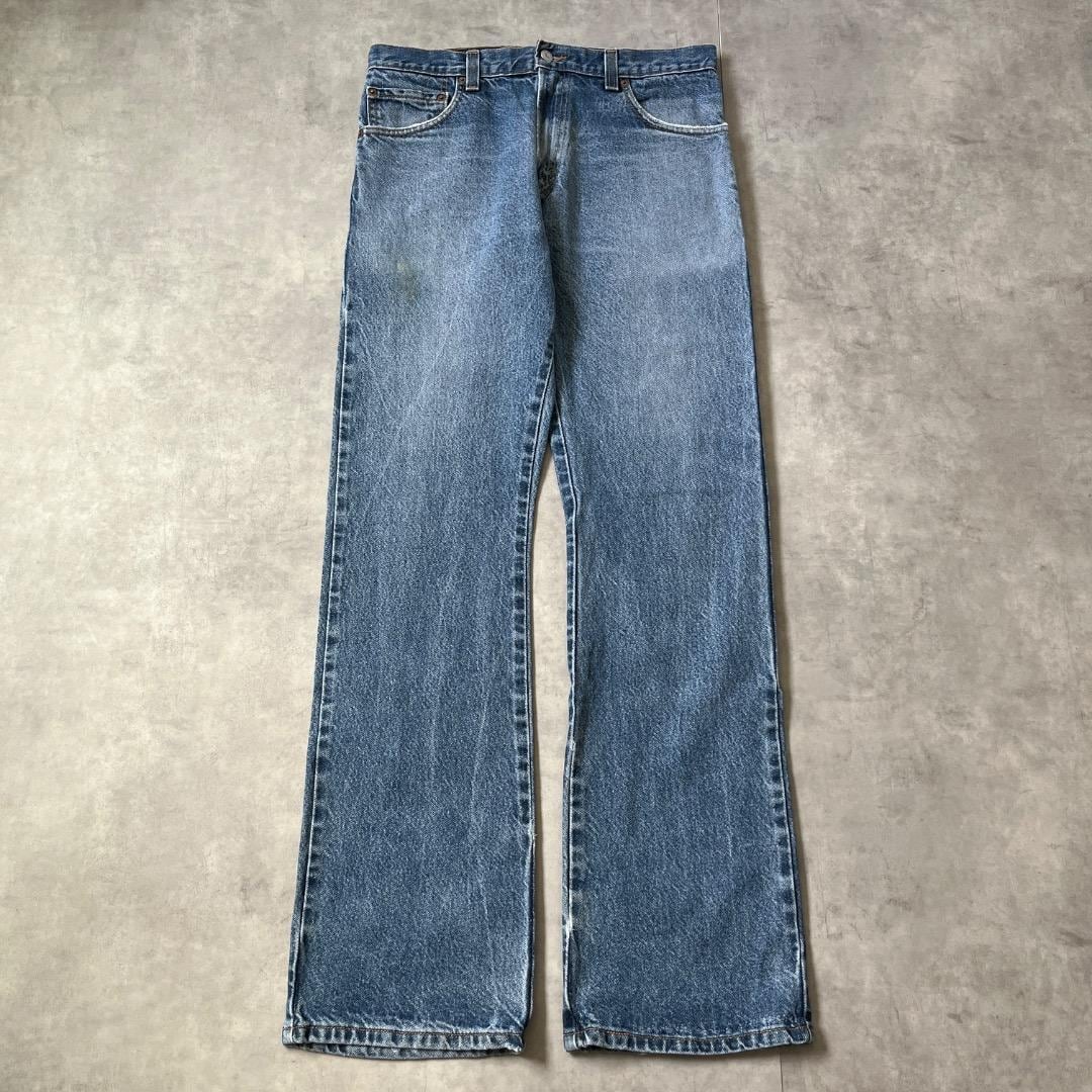 リーバイス517 Levis W33 フレアデニム 青 古着 ボトム 17012