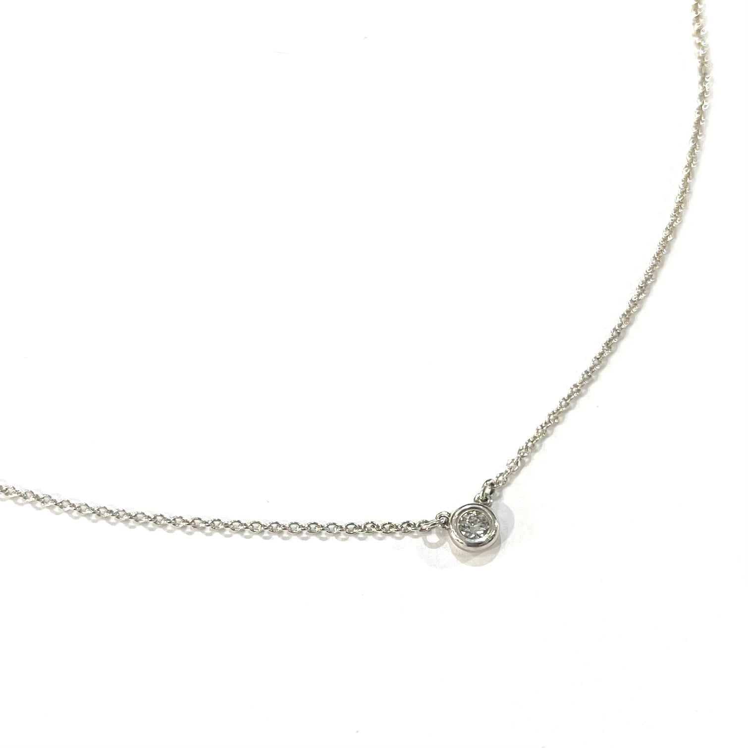 TIFFANY&CO.】2461 0.05ctダイヤモンド バイザヤード／シルバー925一粒