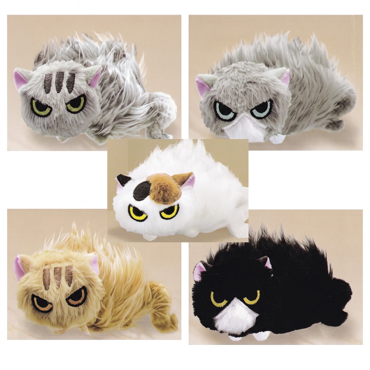 ネコのぬいぐるみ　ミニチュア フルコンプ】 なつかない猫ぬいぐるみ 2 【全5種セット＋DP