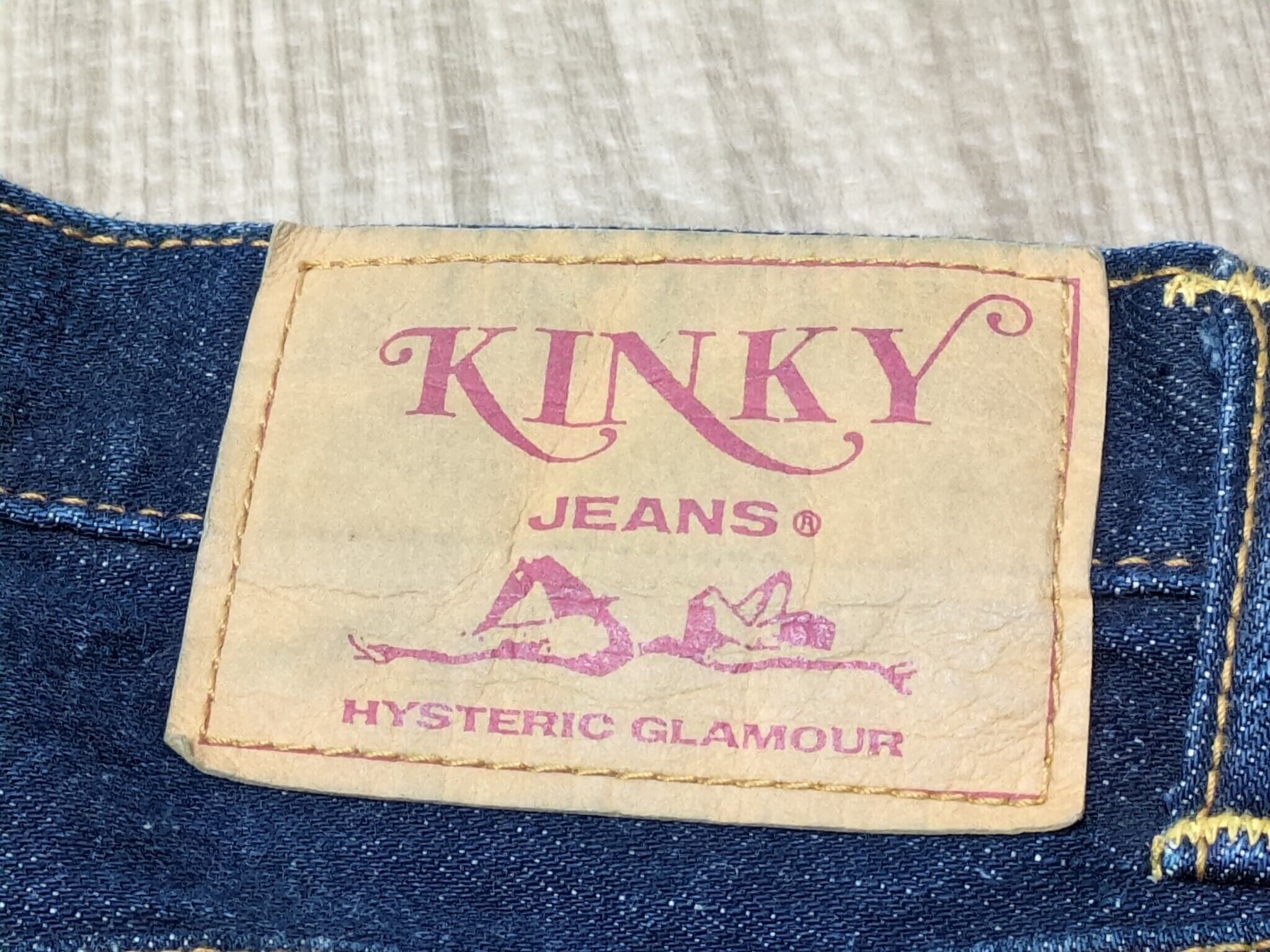 ヒステリックグラマー KINKY セルビッジジーンズ 赤耳 90sビンテージ